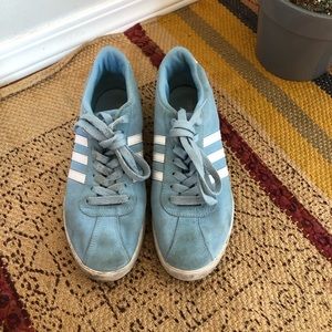 Blue adidas